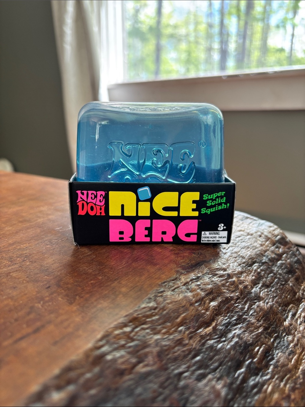 NeeDoh Nice Berg Super Solid Squish Toy - Blue
